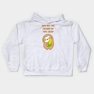 You’re the Cream of the Crop Corn Sloth Kids Hoodie